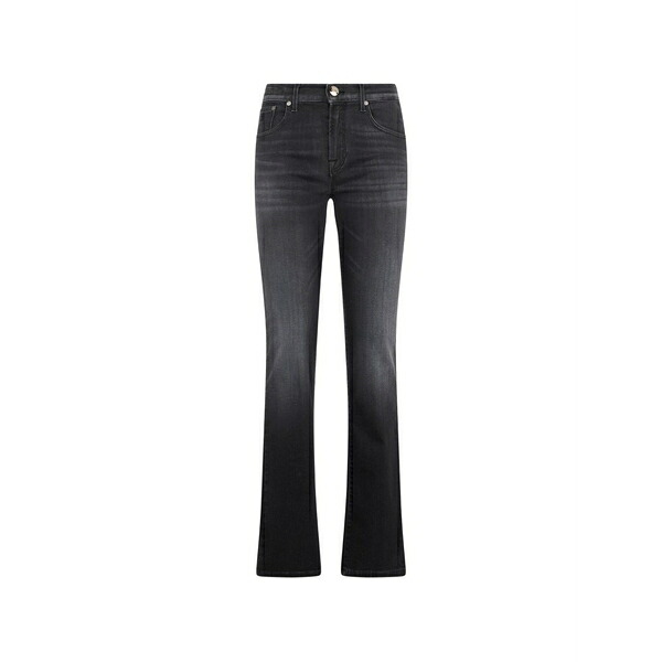 ムーレー レディース デニムパンツ ボトムス Five-pockets jeans Black｜asty
