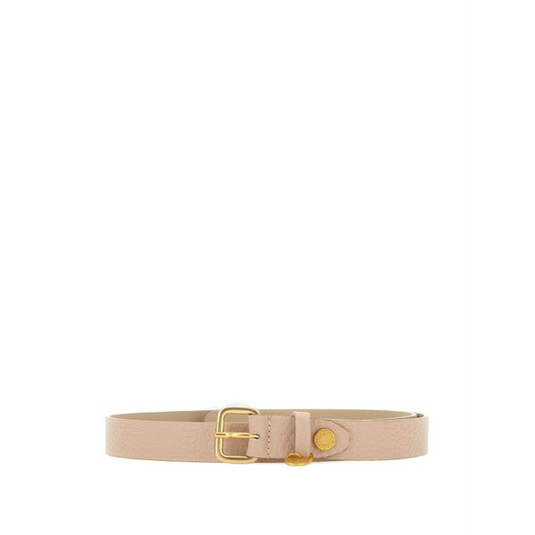 ジャンニ・キアリーニ レディース 三尺帯 付属物 Maxi-grain square-buckle leather belt Neutrals