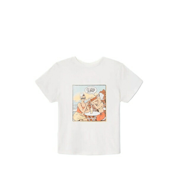 リダン レディース ティーシャツ トップス Classic same graphic-print t-shirt White