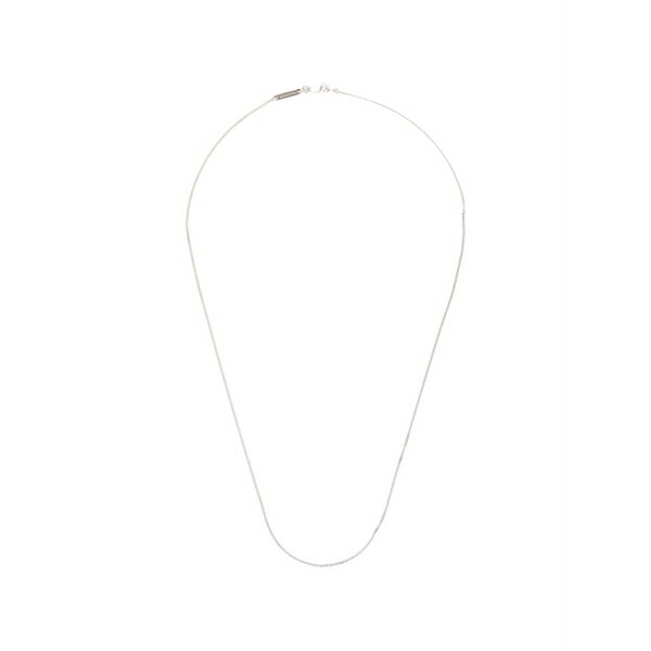 トム木材 メンズ 頸飾り・チョー鉄道車両 添え物 Jil chain necklace Silver