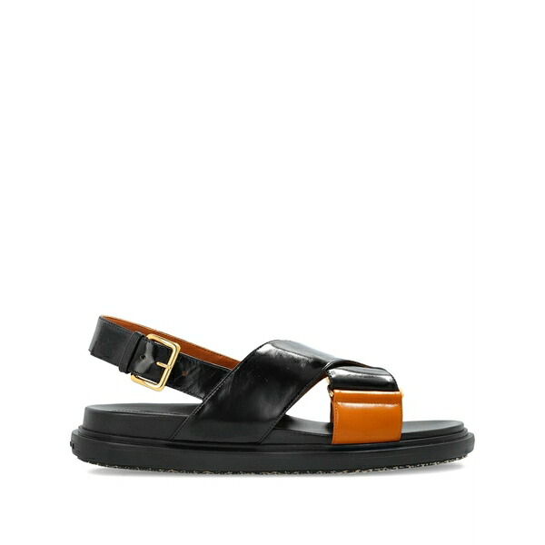 マルニ レディース サンダル シューズ Criss-cross sandals Black