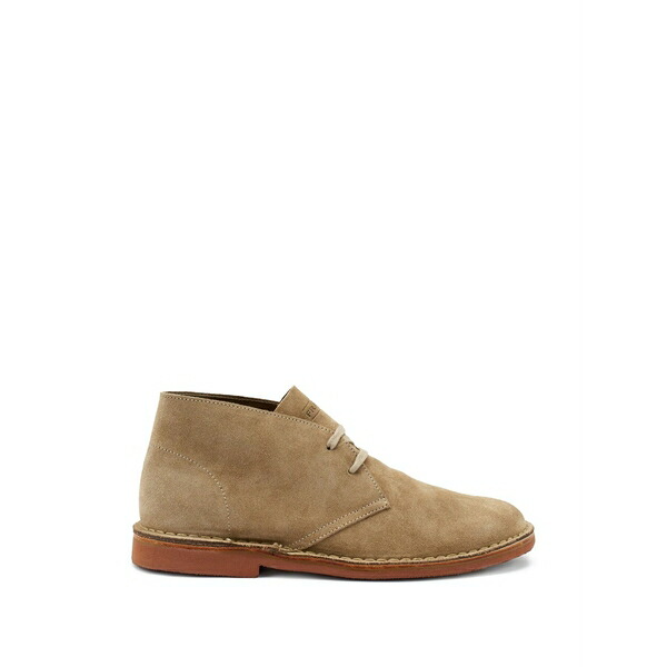 亭主持ち メンズ ブーツ シューズ Suede desert boots Neutrals