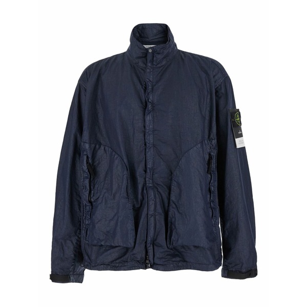 ストーンアイランド メンズ 上衣＆上衣 アウター Compass-motif jacket  Blue