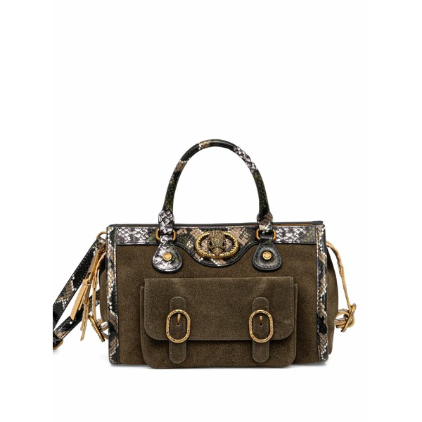 カートジェイガーロンドン レディース トートバッグ 御徒面子 Suede tote bag  Brown