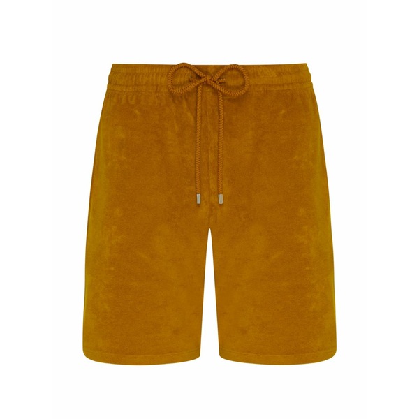 ヴィルブレクイン メンズ 心地好いズボン下 ボトムス Flap terry bermuda shorts Brown