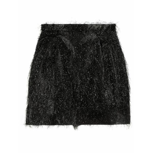 レッドヴァレンティノ レディース スコート ボトムス Textured mini skirt Black