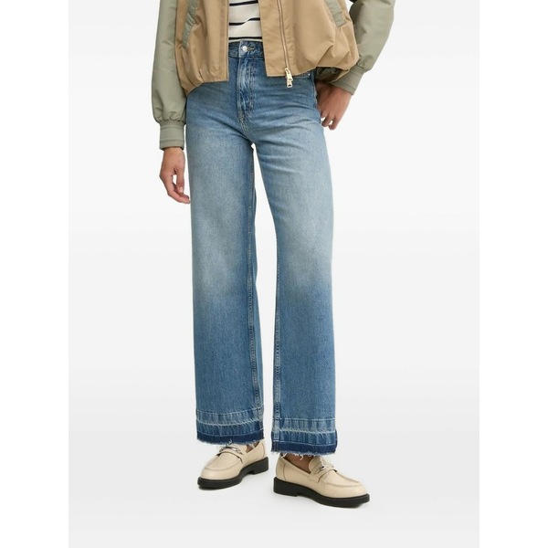 ジョープ レディース ジーンズズボン下 ボトムス Frayed-hem jeans Blue