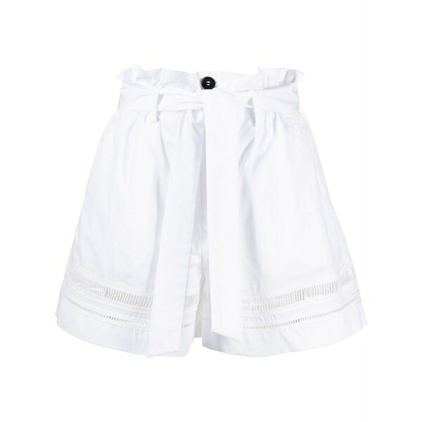 ロレーナアントニアッツィ レディース 心地よいズボン下 ボトムス Belted cotton shorts White