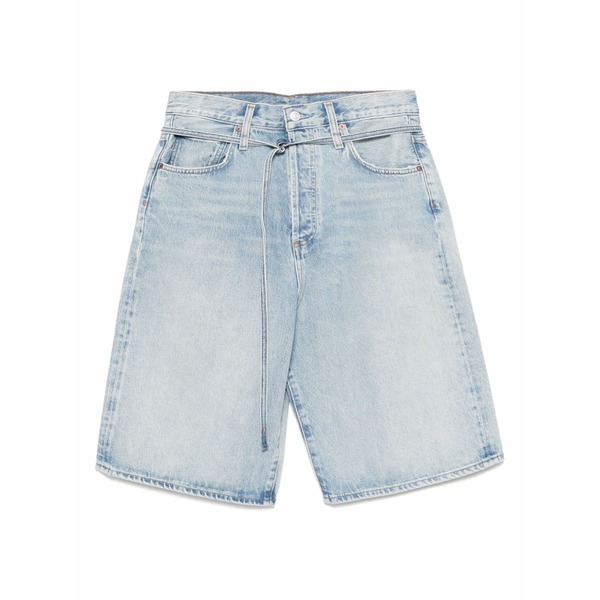 アゴルド レディース 心地好いズボン下 ボトムス Emmi shorts Blue