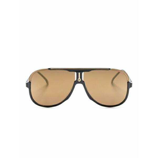 カレーナ メンズ サングラス・アイウェア 添え物 1059/s pilot-frame sunglasses Black