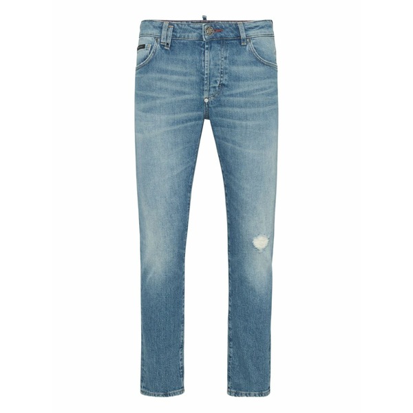 フィリップ飾り気のない メンズ ジーンズズボン下 ボトムス Skinny 5 pockets jeans Blue