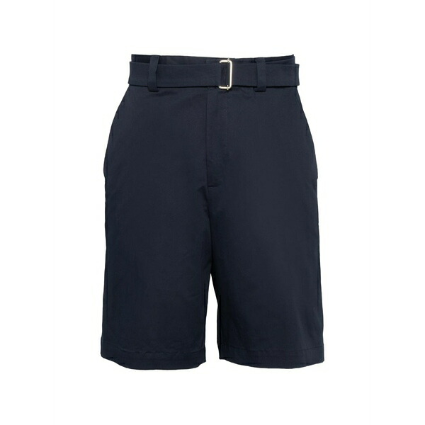 ロウブランド メンズ 心地好いズボン下 ボトムス Belted shorts Blue