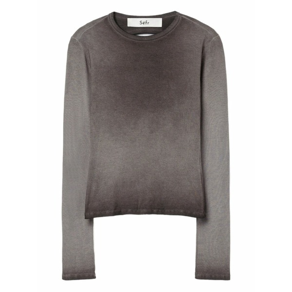 空想科学小説アール レディース プルオーバー トップス Mabel longsleeve top Grey