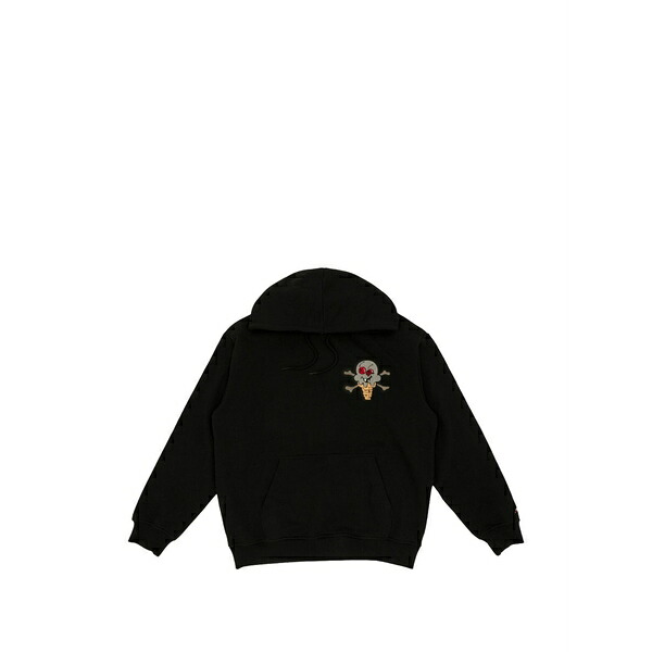 アイスクリーム メンズ パーカー・スウェットシャツ アウター Kobe embossed hoodie Black|asty