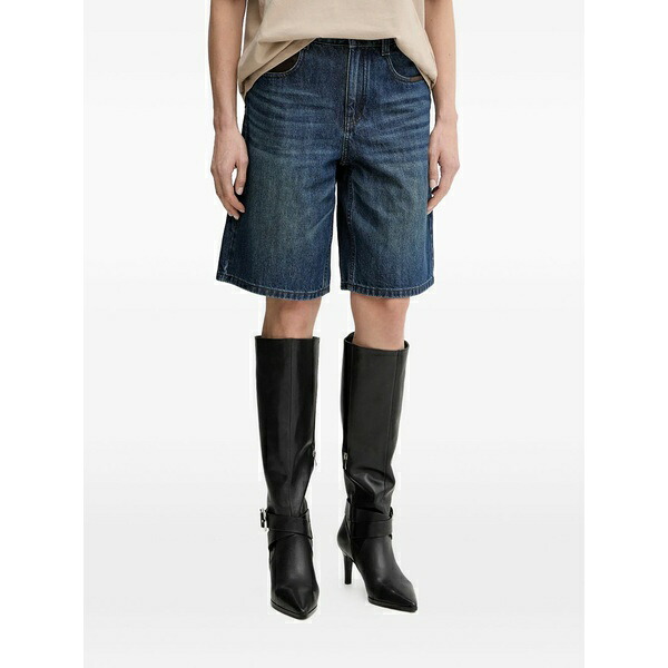 為損ない シックスティ レディース 心地好いズボン下 ボトムス Cotton shorts Blue