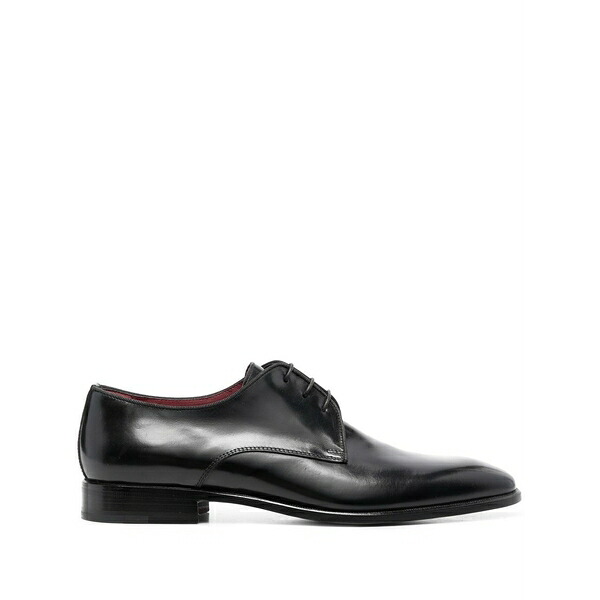 コルネリアーニ メンズ 御召しものシューズ シューズ Leather derby shoes Black