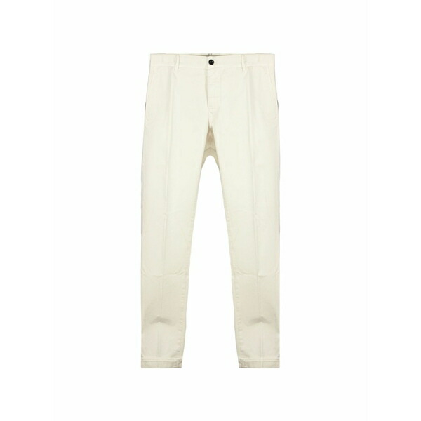 インコテックス メンズ 心地好いズボン下 ボトムス Slim-fit tailored trousers White