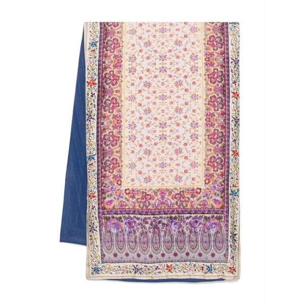 ピエール＝ルイ・マシア メンズ えり巻き・袈裟・えり巻き 付属物 Aloesta paisley-print scarf Purple