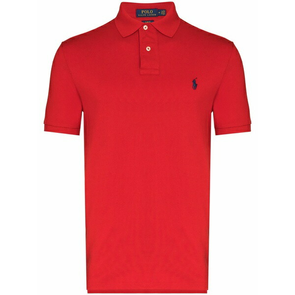 ラルフローレン メンズ スポーツシャツ トップス Polo pony short-sleeve polo shirt Red