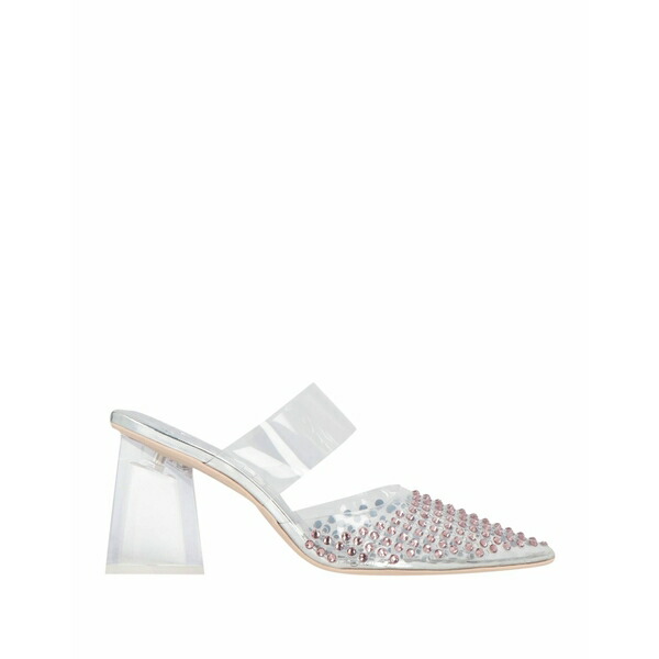【送料無料】 ラス レディース サンダル シューズ Mules & Clogs Transparent