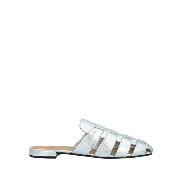 【送料無料】 チャーチ レディース サンダル シューズ Mules & Clogs Silver