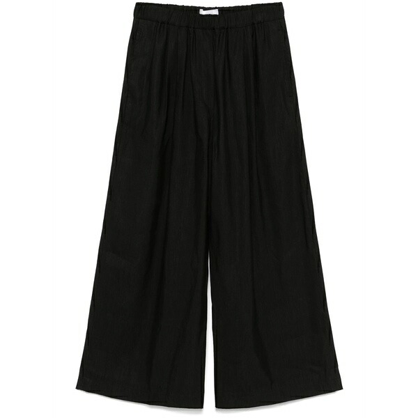 クリスチャン ワイナンツ レディース カジュアルパンツ ボトムス Pima wide-leg trousers Black|asty