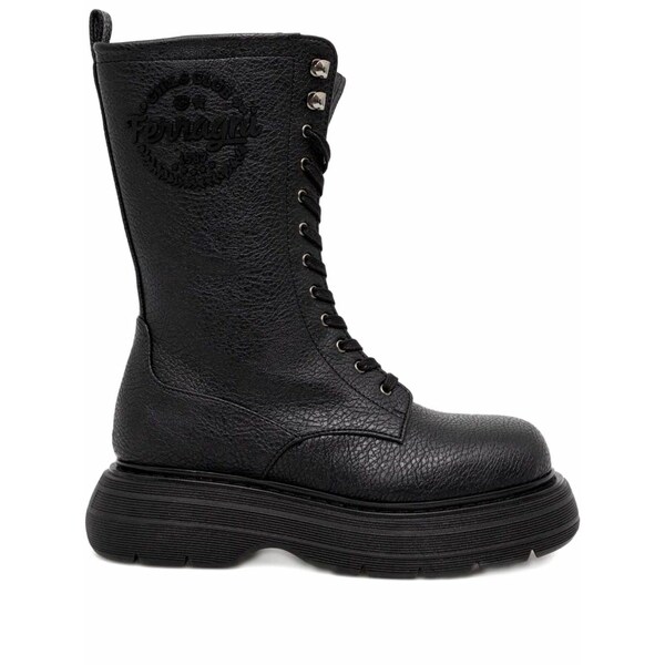 シアラフェラーニ レディース ブーツ シューズ Logo-rubberised ankle boots Black