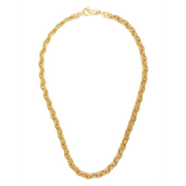 エマニュエレ ビコッキ メンズ 首飾り・チョー鉄道車両 付属物 Gold plated celtic braid necklace Gold