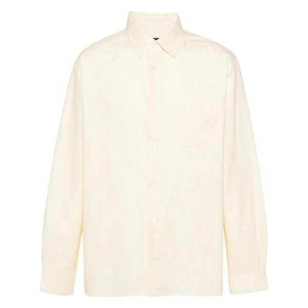 アーペーセー メンズ シャツ トップス Malo striped shirt Yellow｜asty 49,680円