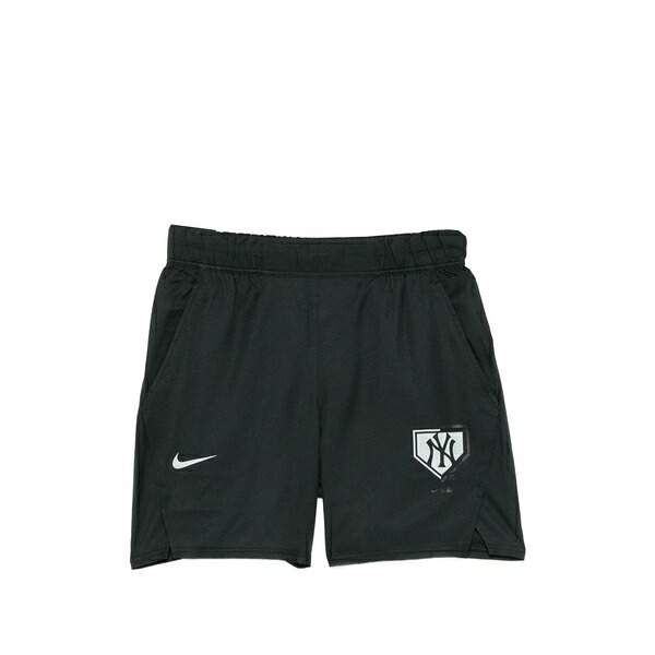 ナイキ メンズ カジュアルパンツ ボトムス X mlb new york yankees logo-detail shorts Black｜asty