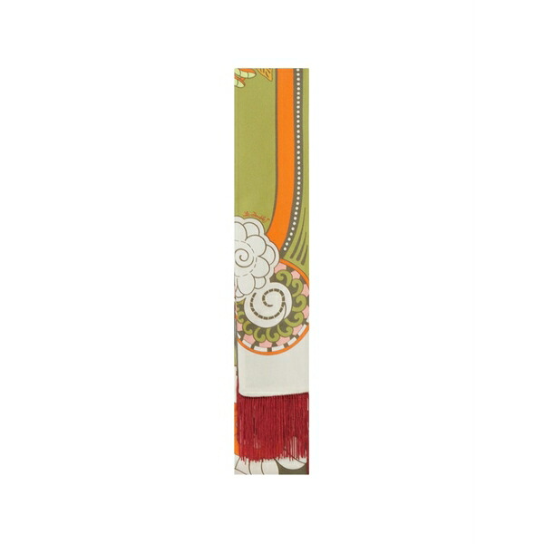ラ・ダブル・ジェイ レディース マフラー・ストール・スカーフ アクセサリー Fourlard fringe-trimmed scarf Green｜asty
