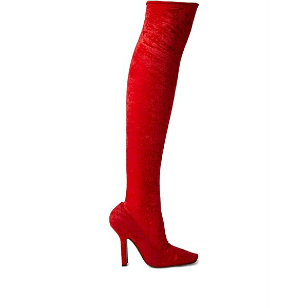 ヴェトモン レディース ブーツ シューズ Knee-high boots Red|asty