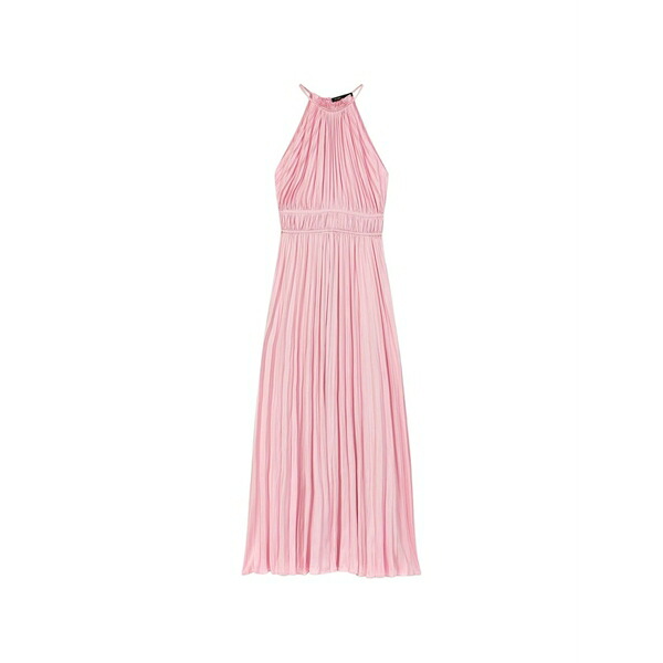 マージュ レディース ワンピース トップス Pleated halterneck dress Pink|asty