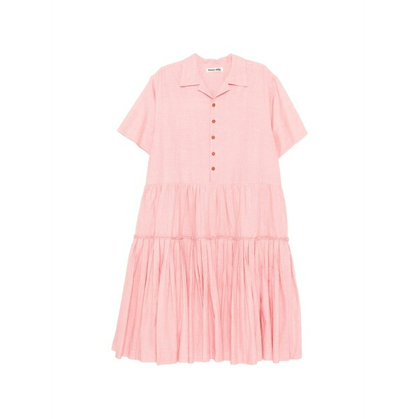 ストーリーエムエフジー レディース ワンピース トップス Apple dress Pink｜asty