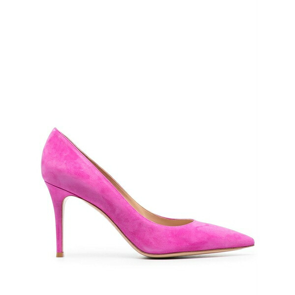 ジャンヴィト ロッシ レディース パンプス シューズ Gianvito suede pumps Pink｜asty