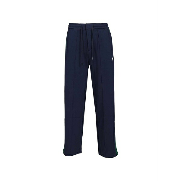 ラルフローレン メンズ カジュアルパンツ ボトムス Side-stripe drawstring-waist track pants Blue｜asty