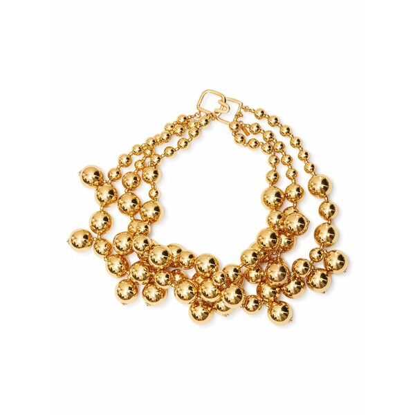 ケネスジェイレーン レディース ネックレス・チョーカー・ペンダントトップ アクセサリー Bead-embellished necklace Gold|asty