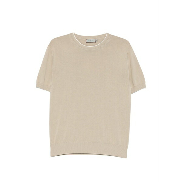 カナーリ メンズ Tシャツ トップス Short-sleeve t-shirt Neutrals｜asty