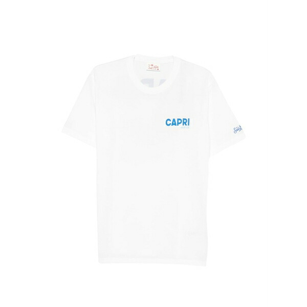 エムシーツーセイントバース メンズ Tシャツ トップス Graphic-print cotton t-shirt White|asty
