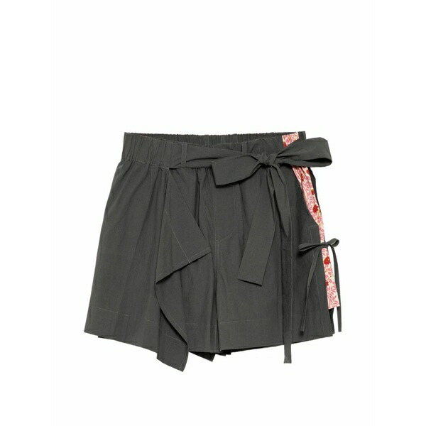 クレイググリーン メンズ カジュアルパンツ ボトムス Layered floral-print shorts Grey｜asty