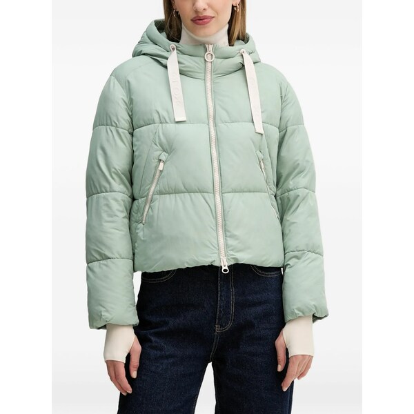 ジェオックス レディース ジャケット＆ブルゾン アウター Spherica zip jacket Green｜asty