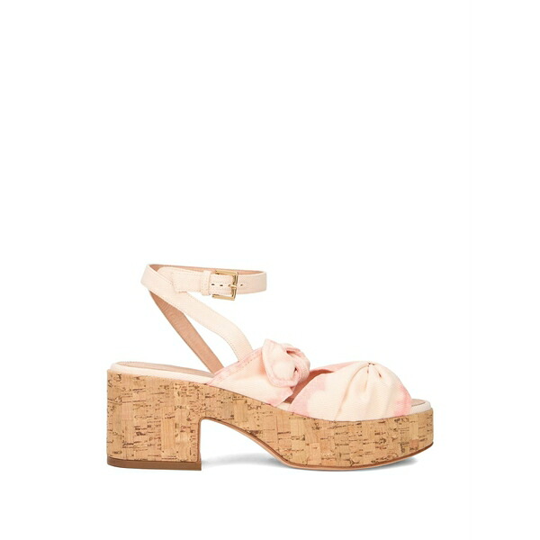 アルベルタ フェレッティ レディース サンダル シューズ Knot-detail platform sandals Pink|asty
