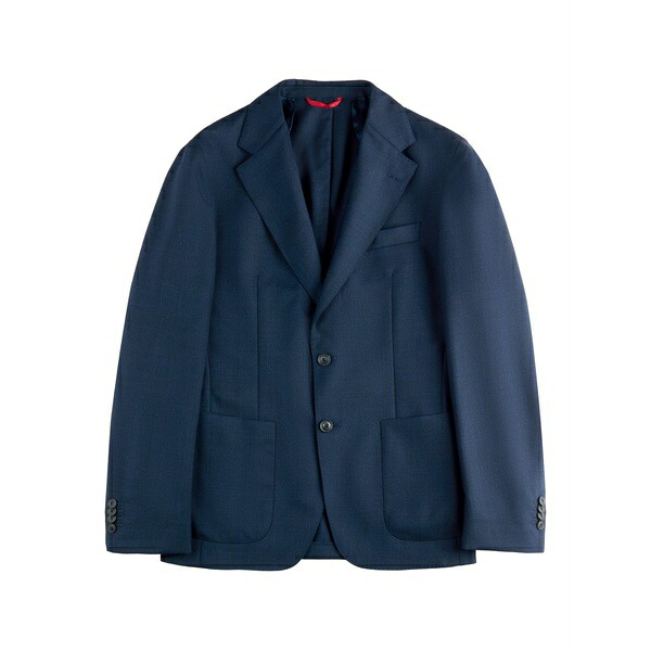 フェイ メンズ ジャケット＆ブルゾン アウター Button-fastening patch-pocket jacket Blue｜asty