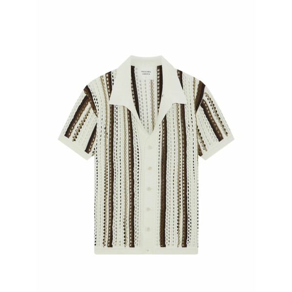 フレスコボールカリオカ メンズ シャツ トップス Pinto crochet shirt Neutrals|asty