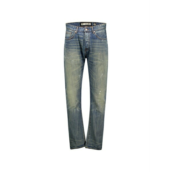 ビリオネアボーイズクラブ メンズ デニムパンツ ボトムス Challenger heart fit jeans Blue｜asty