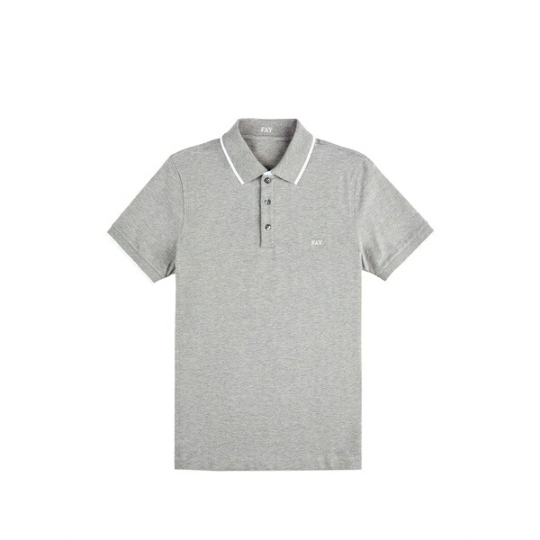 フェイ メンズ ポロシャツ トップス Logo polo shirt Grey｜asty
