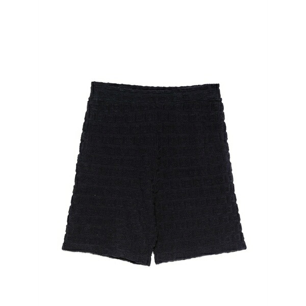 サンドロ メンズ カジュアルパンツ ボトムス Sponge geometric-jacquard towelling shorts Blue|asty