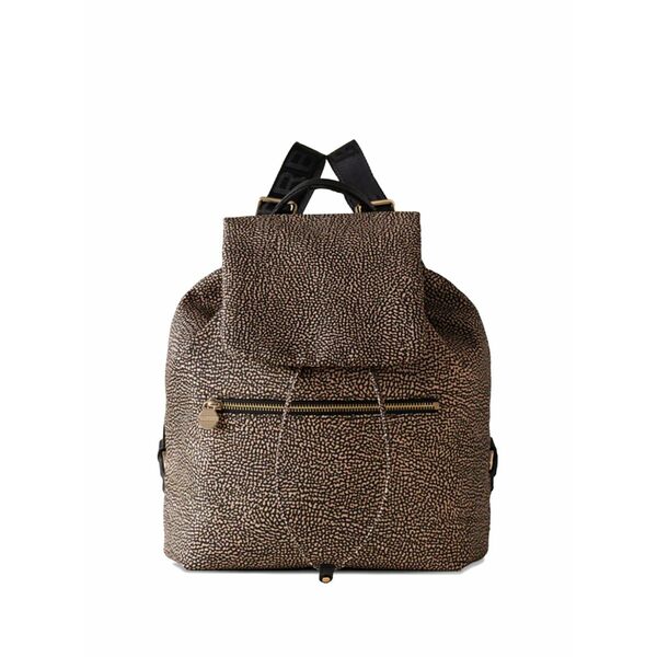 ボルボネーゼ レディース バックパック・リュックサック バッグ Medium zaino drawstring backpack Brown｜asty