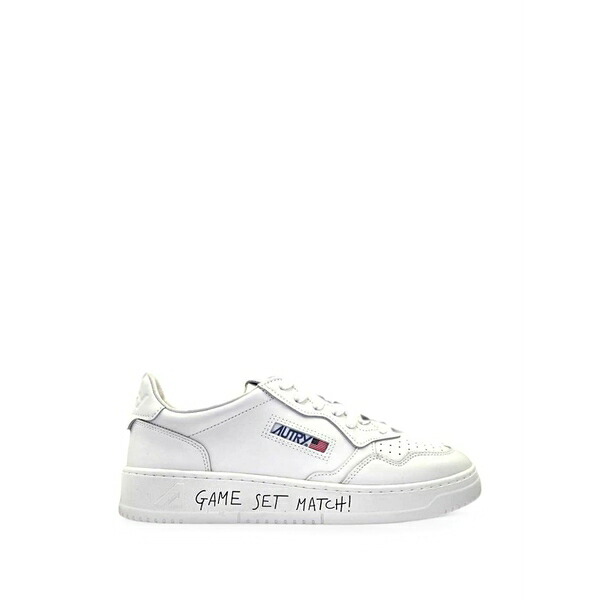 オートリー レディース スニーカー シューズ Match slogan-print sneakers White｜asty