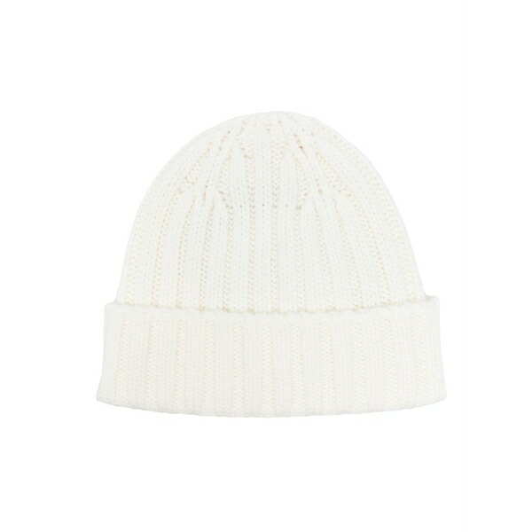 アスペジ メンズ 帽子 アクセサリー Virgin wool beanie White|asty